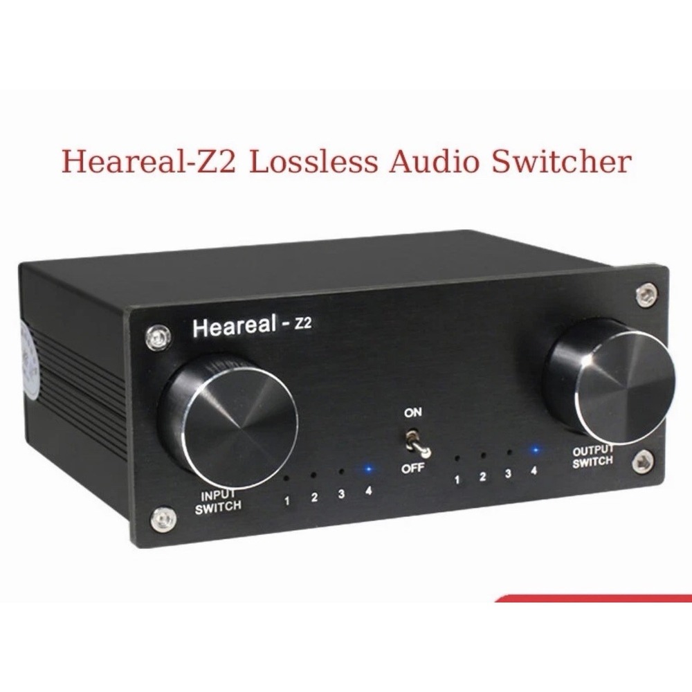 Heareal-Z2 Lossless Audio Switcher 4 IN 4 OUT Audio Switch Audio Signal Adapter‎